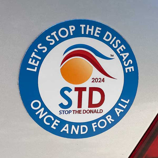 Anti-Trump STD Car & Fridge Magnet | Heavy Duty