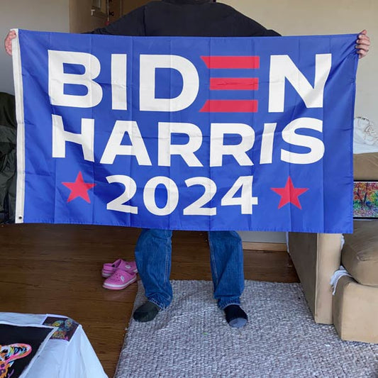 Biden Harris Flag 2024 (Blue)